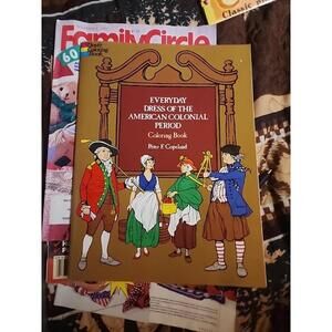 Dover Coloring Book Everyday Dress of the American Colonial Period